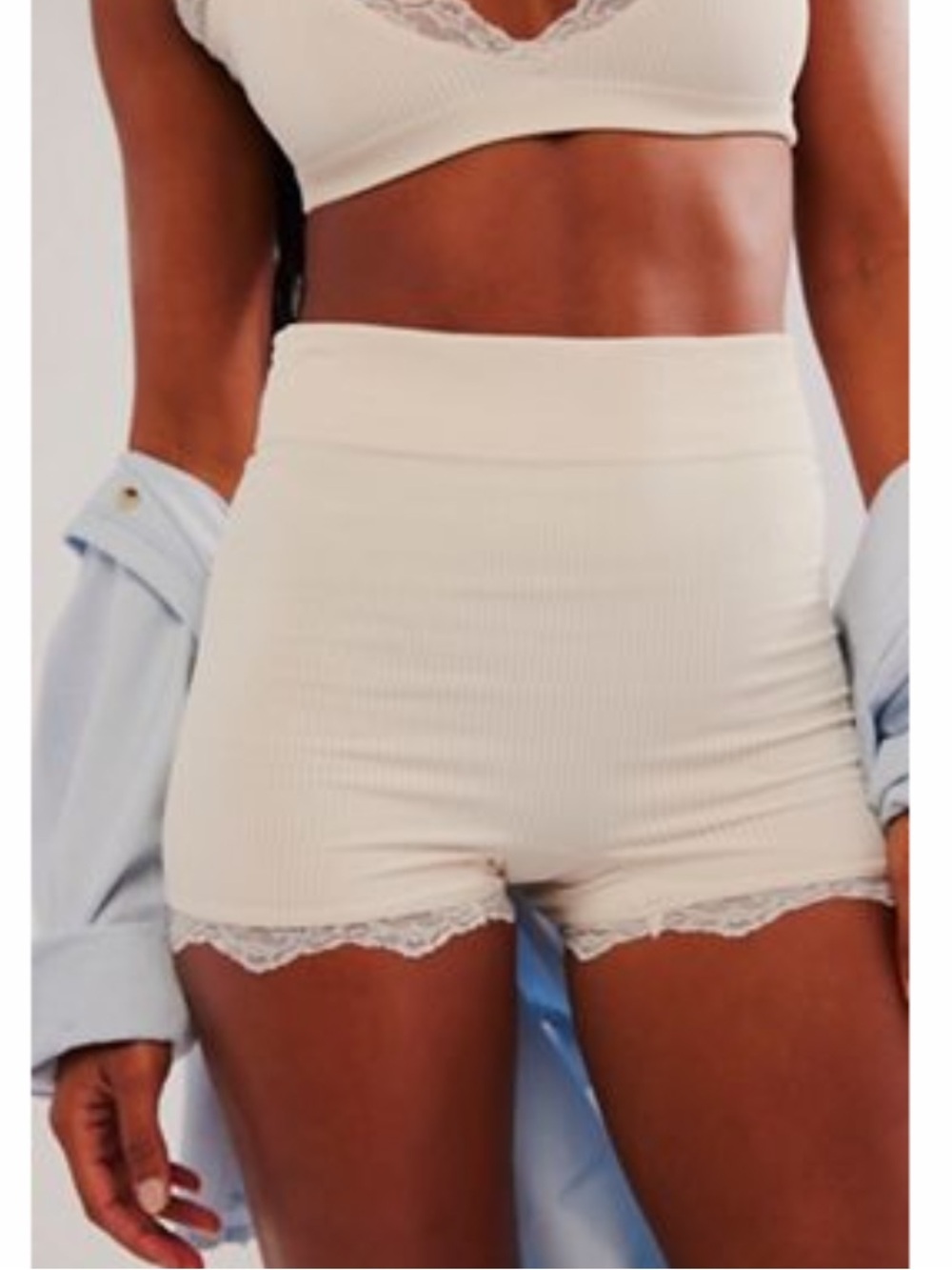 Free people classic twist bike shorts